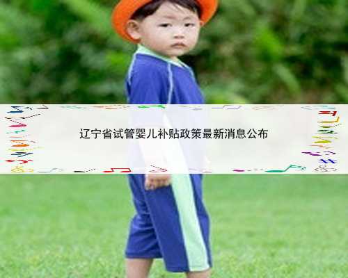 辽宁省试管婴儿补贴政策最新消息公布
